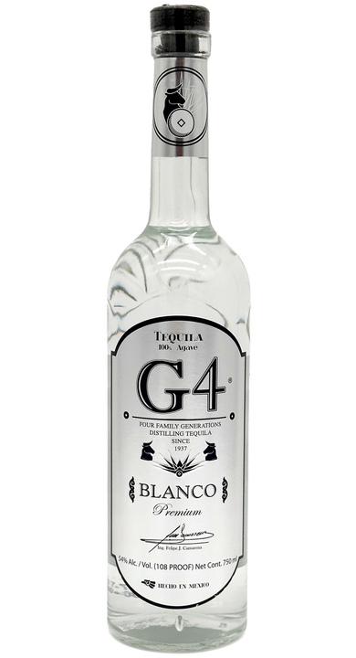 Bottle of G4 Tequila G4 Blanco 108