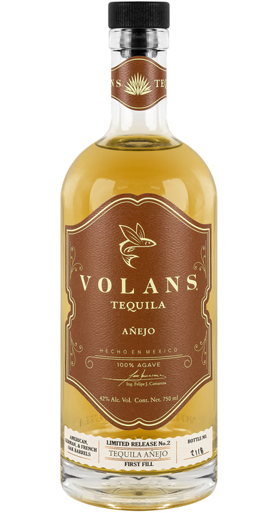 Bottle of Volans Añejo