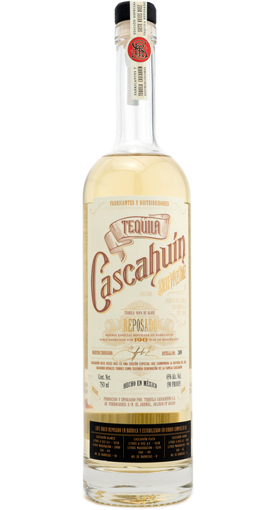 Bottle of CASCAHUIN Cascahuín Reposado Siete Veces Diez
