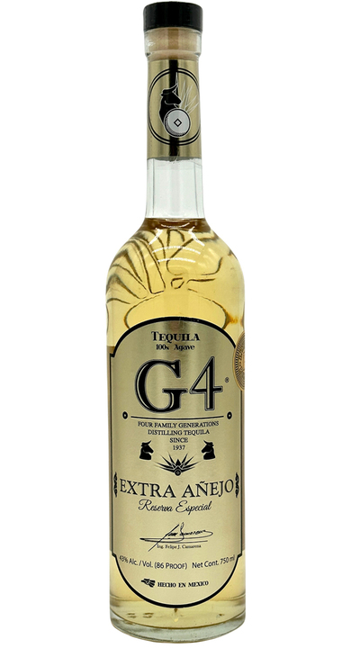 Bottle of G4 Extra Añejo Reserva Especial - 6 year