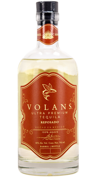 Bottle of Volans Single Barrel Reposado