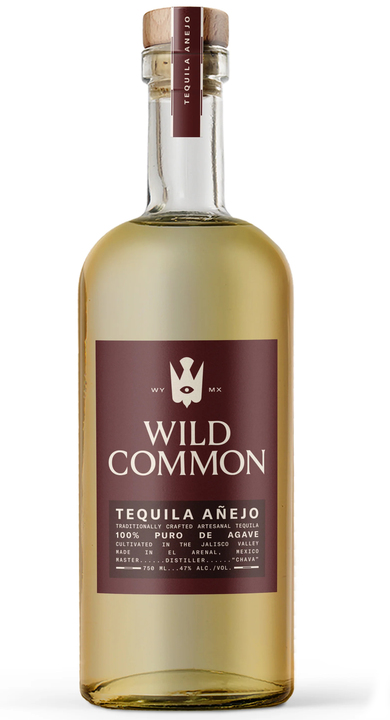 Bottle of Wild Common Tequila Añejo
