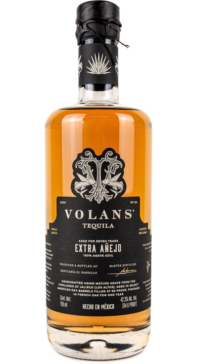 Bottle of Volans 7 Year Extra Añejo