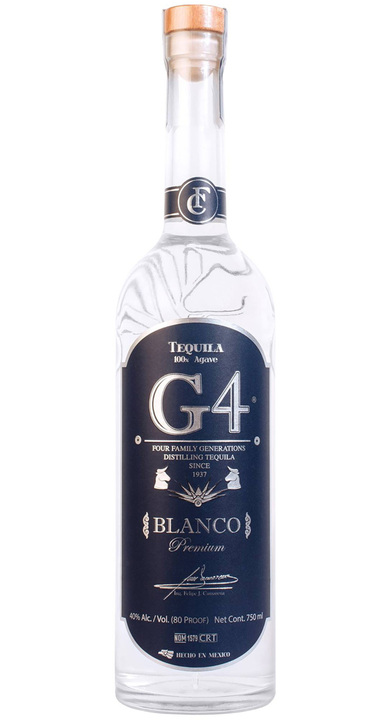 Bottle of G4 Tequila G4 Blanco
