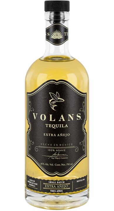 Bottle of Volans Extra Añejo