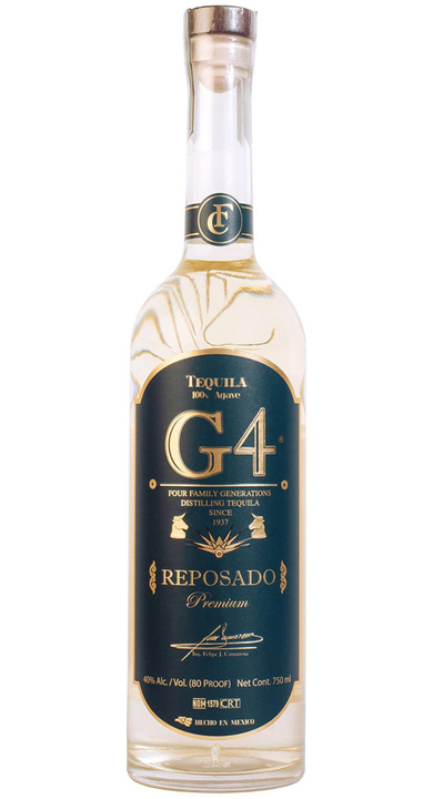 Bottle of G4 Tequila G4 Reposado