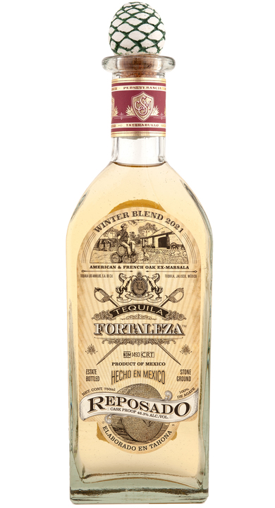 Bottle of Fortaleza Reposado - Winter Blend 2021