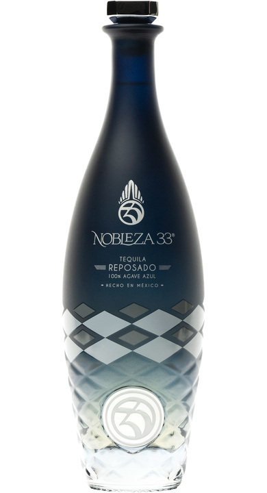 Bottle of Nobleza 33 Tequila Reposado