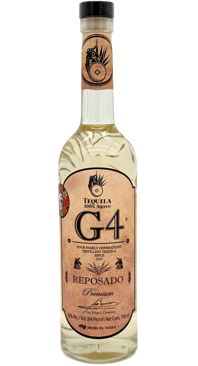 Bottle of G4 Tequila G4 Madera Reposado