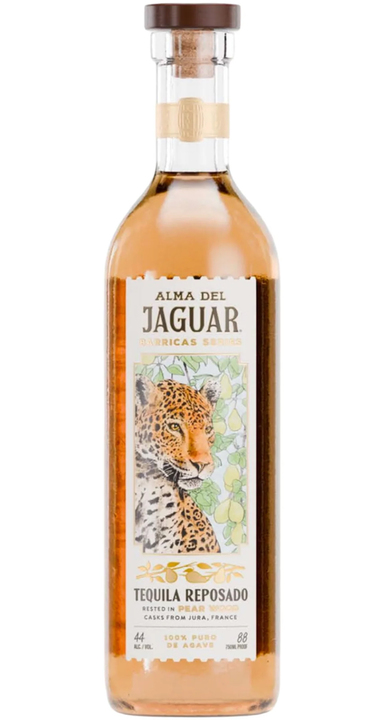 Bottle of Alma Del Jaguar Reposado - Pear Wood Cask